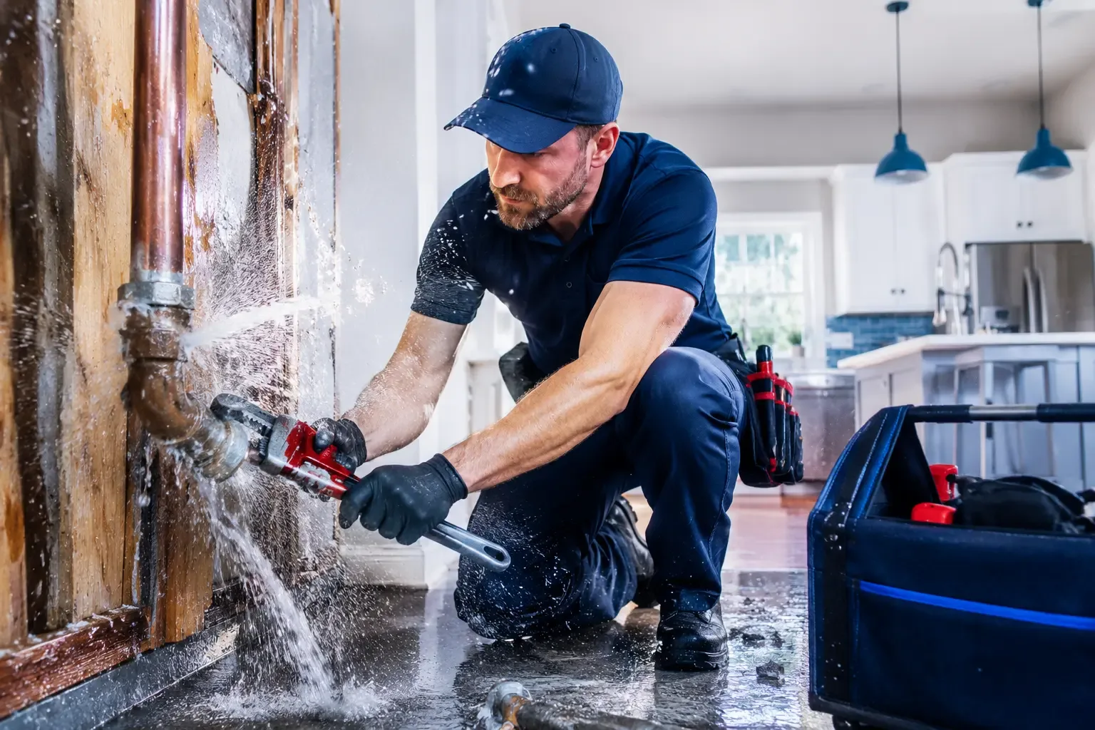 Local emergency pipe repair professionals in Latham, KS